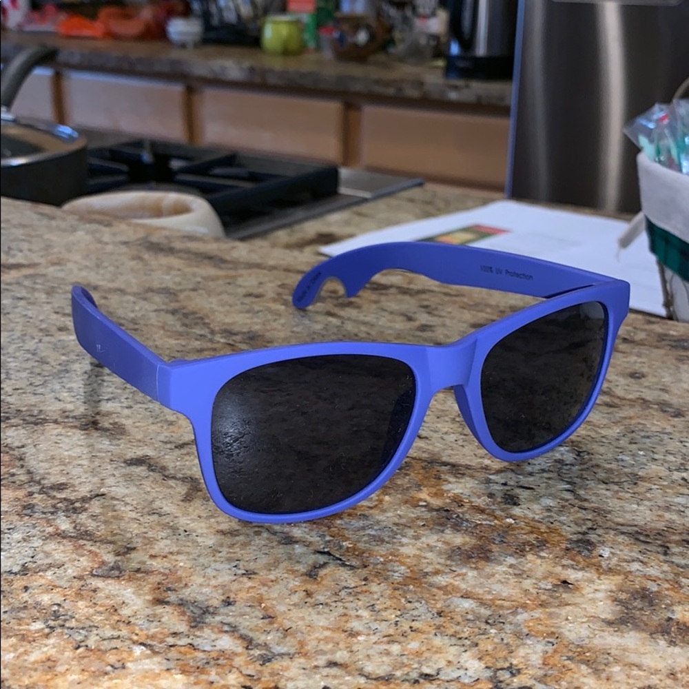 Sunglasses with bottle openers